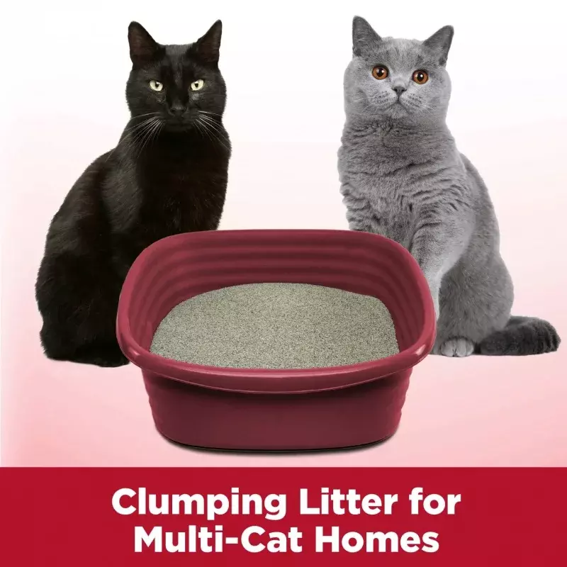 ARM & HAMMER-Clump & Seal Cat Litter, Argila Completa de Vedação de Odor Multi-Cat, 28 lb, Clumping