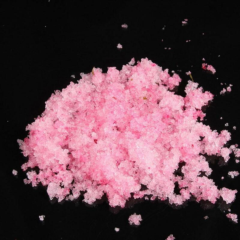 60 г! 2 шт., розовый пузырь для ног, кристальная соль для ног