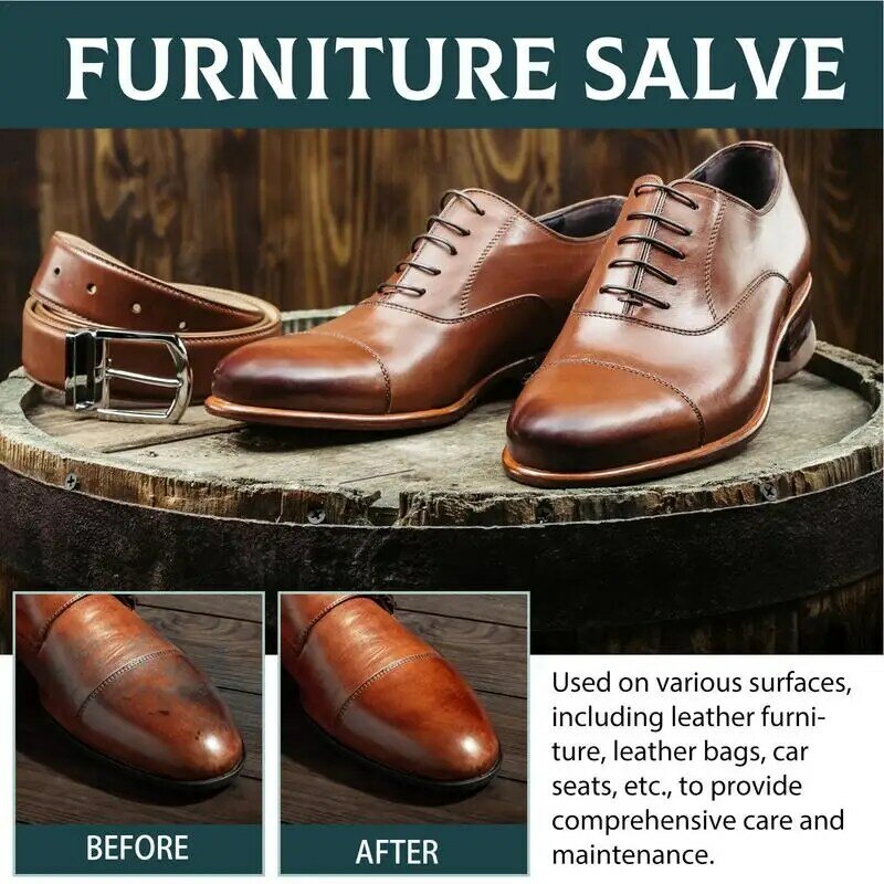Leather Furniture Salve Leather Salve With Brush Restores And Protects Ideal For Furniture Salve Leather Complete Furniture