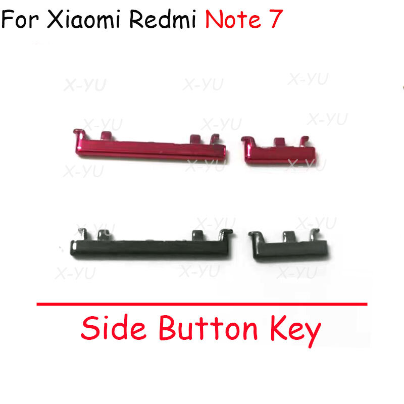 For Xiaomi Redmi Note 7 / Note 7 Pro Power Button ON OFF Volume Up Down Side Button Key Replacement Parts