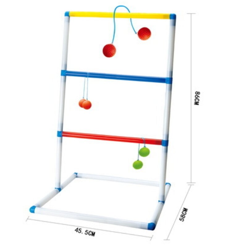 Ladder Ball Game Set Golf Toss Game Backyard Toys Outdoor Games For Adults And Kids