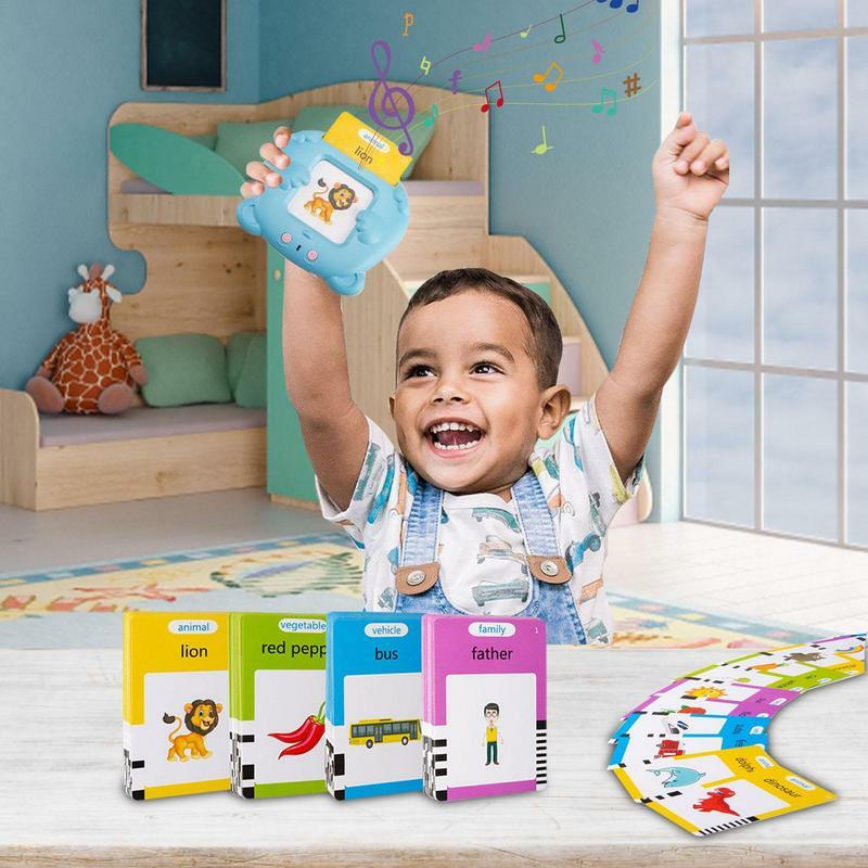 Early Learning Machine Learning Machine With 112pcs Cards Double-Side Learning Resource Talking Flash Cards Educational Toys For
