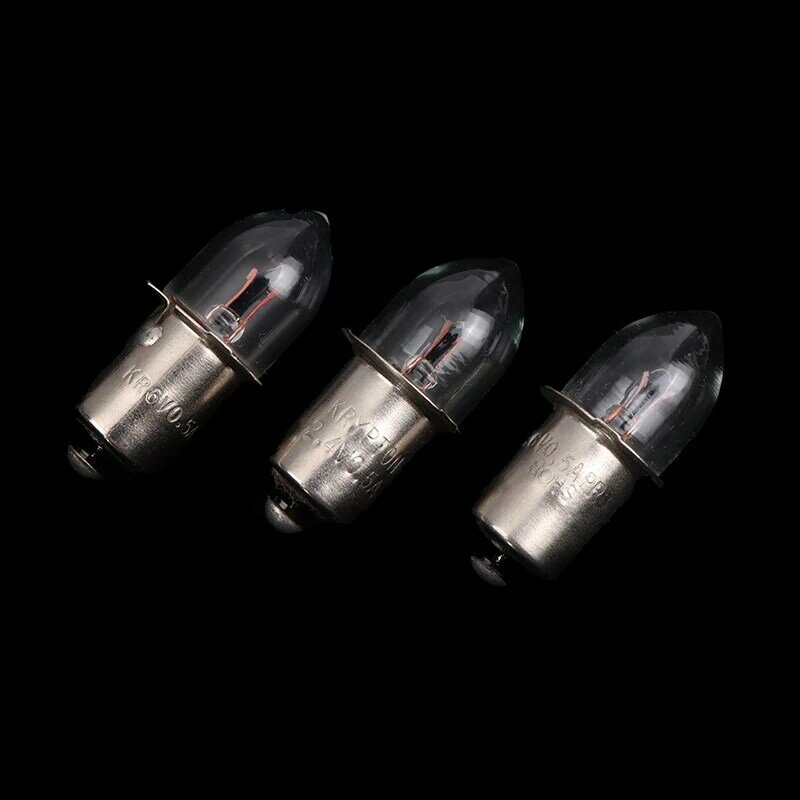 Bombillas Base P13.5S linterna de estilo antiguo, 2,4 V, 3,6 V, 4,8 V, 6V, 7,2 V, 0.4A, 0.5A, 0.75A, lámpara de trabajo