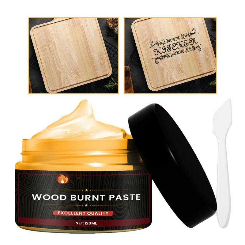 Pasta do spalania drewna, kreatywny żel palnik drewna, profesjonalna pasta do spalania drewna, do sztuka i rzemiosło do obróbki drewna