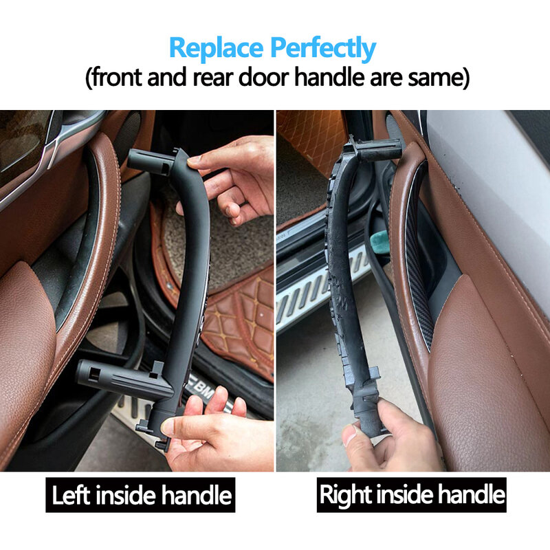 Auto sinistra destra porta interna interna ABS maniglia di trazione copertura Trim per BMW X5 X6 F15 F16 2014-2018 51417292243 51417292244
