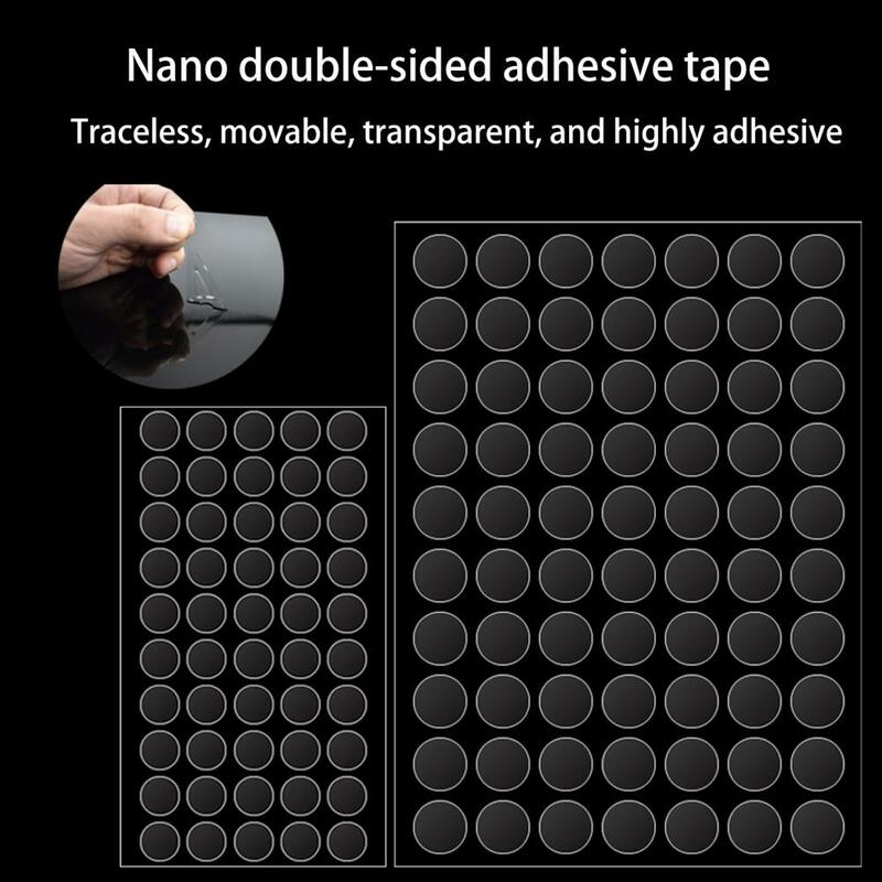 Universal Sticky Dots 100pcs Double Sticky Dots High Strong Viscosity Removable Adhesive Dots Ideal for Diy Projects No Residue