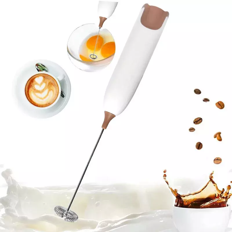Melkschuimer Elektrische Draagbare Mini Melkschuimer Maker Roerder Koffie Cappuccino Creamer Garde Schuimige Eierklopper Keuken Item