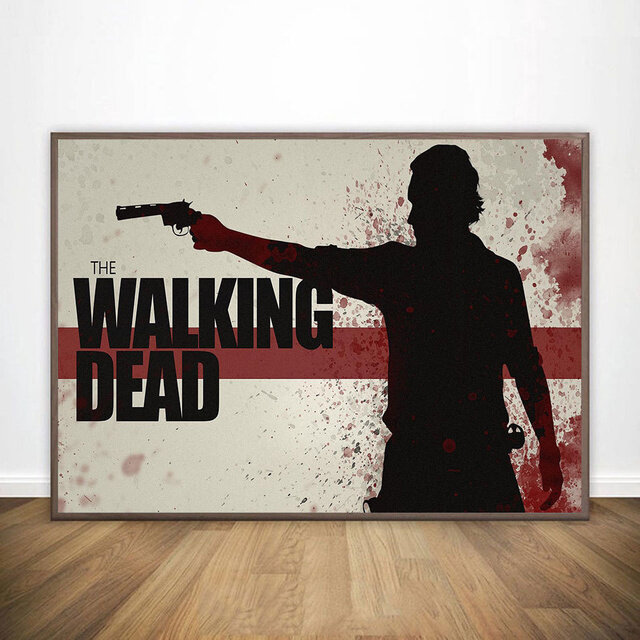 The Walking Dead Series Imprimir Art Canvas Poster Para Living Room Decor Home Wall Picture