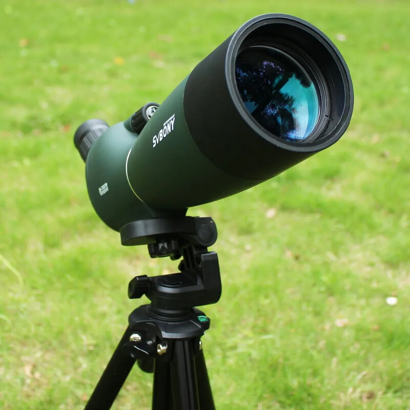 SVBONY SV13 teleskop Spotting 20-60x65 teleskop Zoom BK7 perak + MC prisma dan lensa objektif berlapis penuh tahan air F9314AA