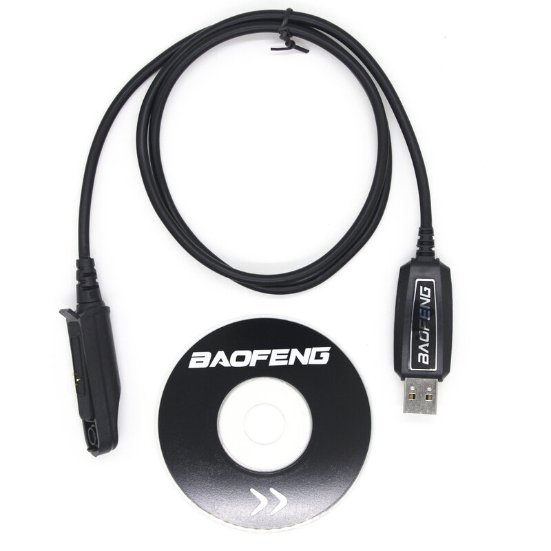Baofeng Walkie Talkie USB Programming Cable Driver CD For BaoFeng UV-9R UV9R Pro Plus GT-3WP UV-5S