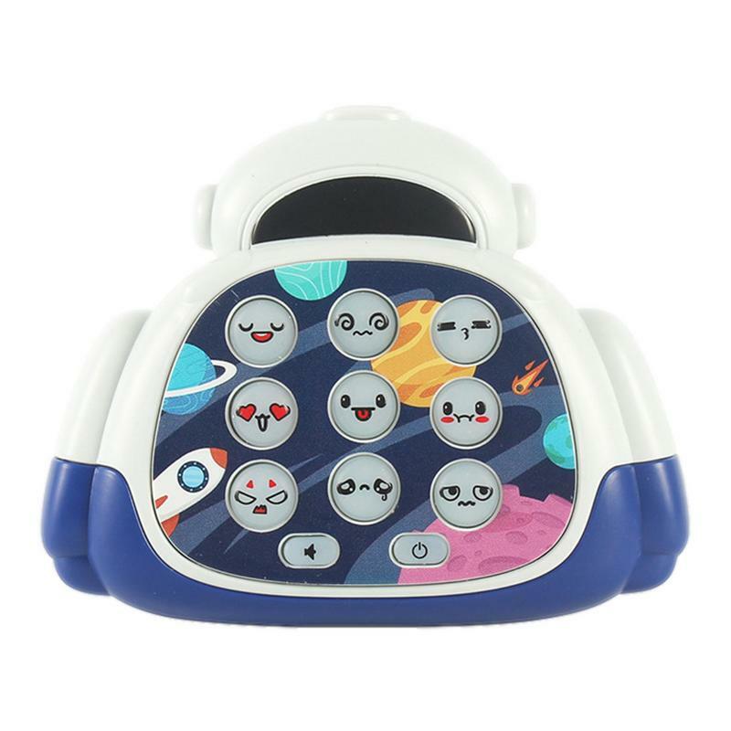 Pounding Game Interactive Toy Developmental Toy Astronaut Shape Pounding Toys For Mini Handheld Early Education Story Machine