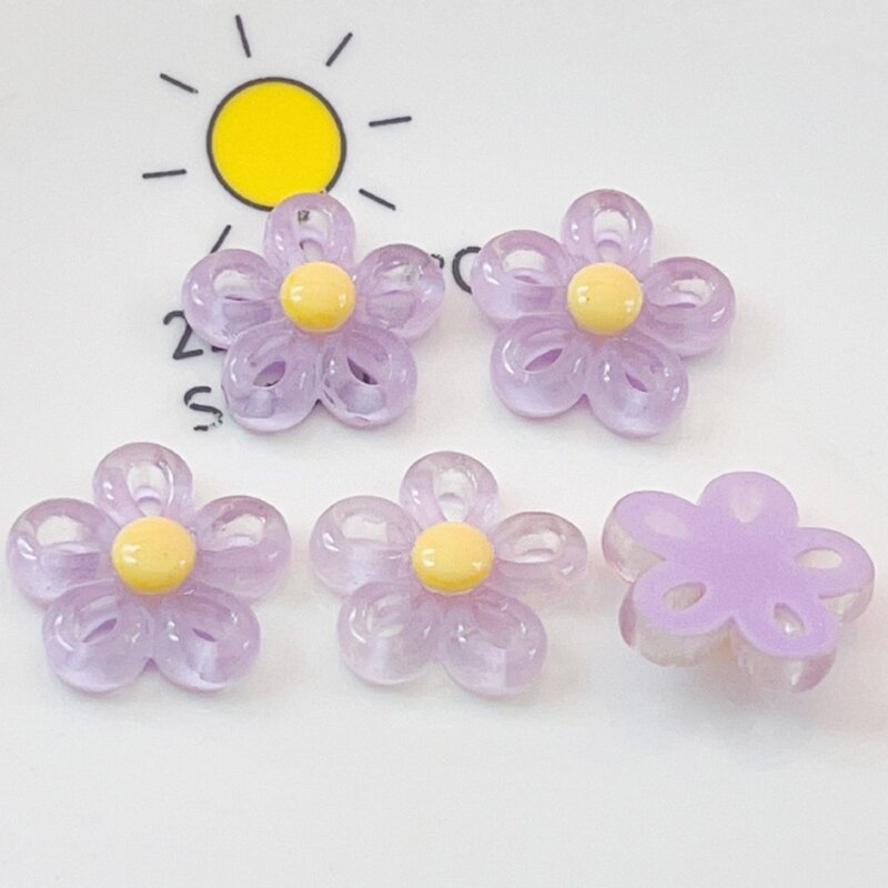 Flower Pendant for DIY Bracelet Necklace Jewelry Making Findings Accessories Drop Shipping
