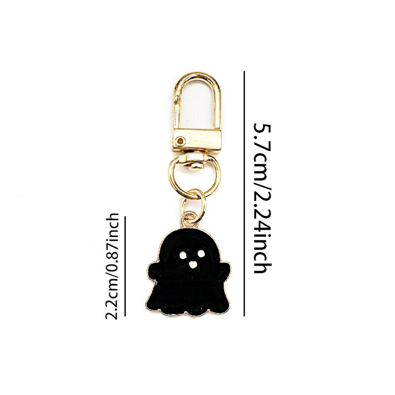 Devil And Ghost Keychains For Couples Earphone Protective Covers Student Pendants School Bag Hanging Accessories