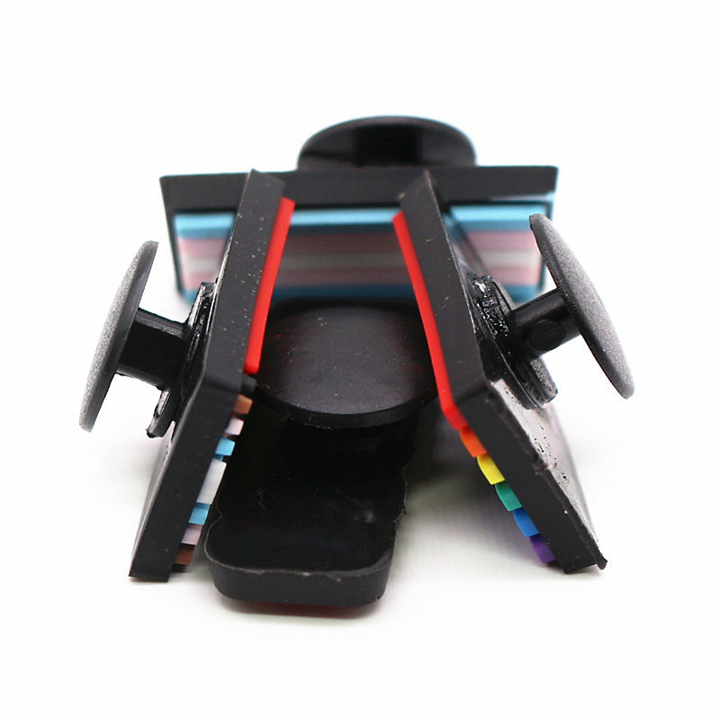 1 pz stile arcobaleno PVC ciondoli per scarpe decorazione orgoglio Meteor Love Designer accessori per scarpe spille fit Kids X-mas Gift