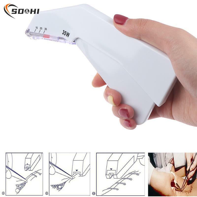 Disposable Medical Surgery Stainless Steel Skin Stapler Nails Skin Stitching Machine Sterile Blank Package Nail Puller