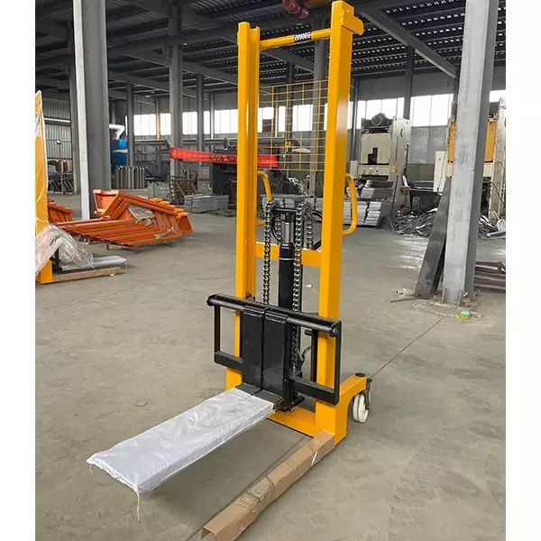 New Manual Pallet Forklift 1Ton Hand Hydraulic Forklift Stacker 1.6Meter Manual Stacker Forklift Truck