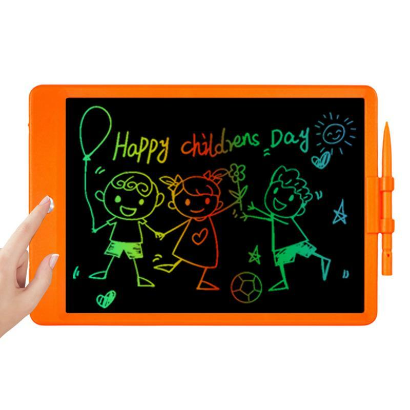 Kleinkind Schreibt ablett LCD batterie betriebene Kinder Schreib brett wasserdicht Schreibtafel frühen Lernspiel zeug Doodle Pad für