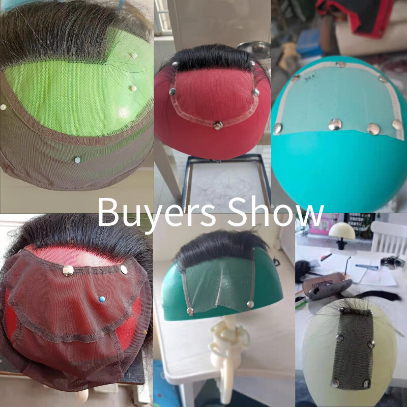 Flat Half Mannequin Head For Hand Knot Crochet Lace Closure Or Frontal Wig Support Ventilating Needles For Wig Making