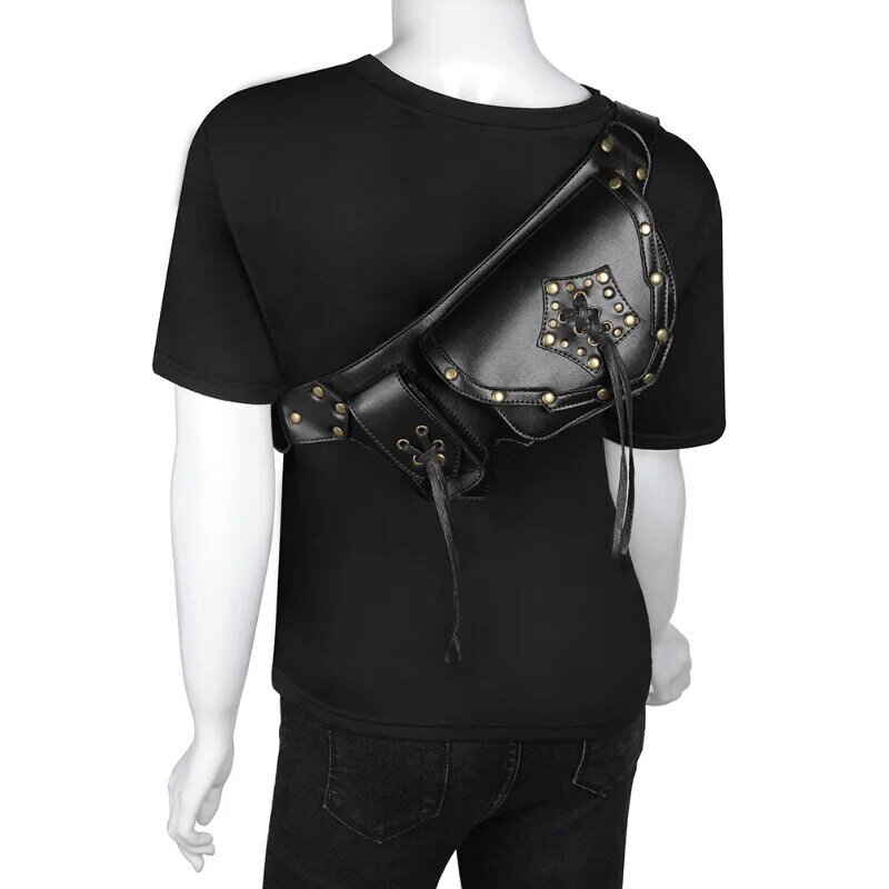 Высококачественная Мужская тактическая сумка Chikage в стиле стимпанк, забавная спортивная женская сумка для телефона, Индивидуальная сумка через плечо