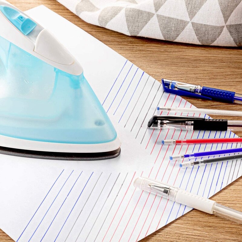 HOT SALE 4 Pcs Heat Erase Pens Fabric Marking Pens Heat Erasable Pens With 48 Pcs Refills For Quilting, Sewing, DIY Dressmaking