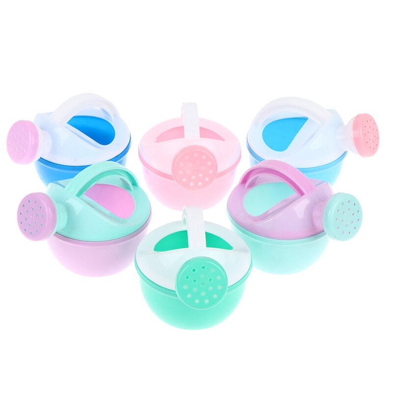 아기 목욕 장난감, 다채로운 플라스틱 물뿌리개, 물뿌리개 냄비, 어린이 목욕 장난감, GIF