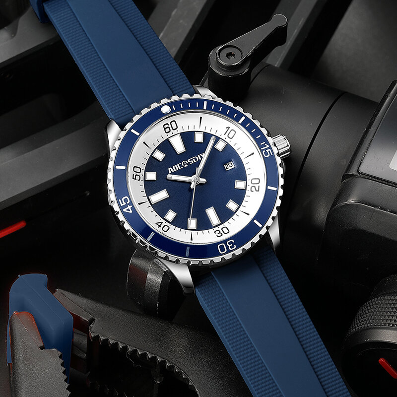 Men's Watches Date Waterproof Wristwatch Fashion Chronograph Male Clock Casual Sport Watches for Men Business Quartz Watch