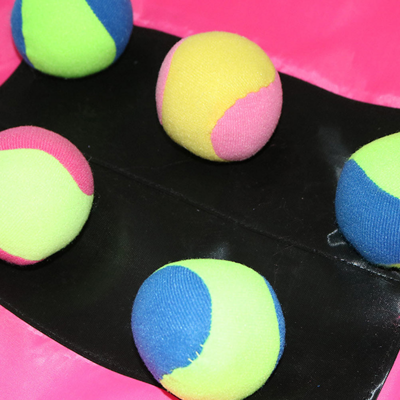 12 buah Goo Ball permainan keluarga anak-anak mainan anak-anak melempar kait dan lingkaran mainan anak-anak pengisap anak-anak