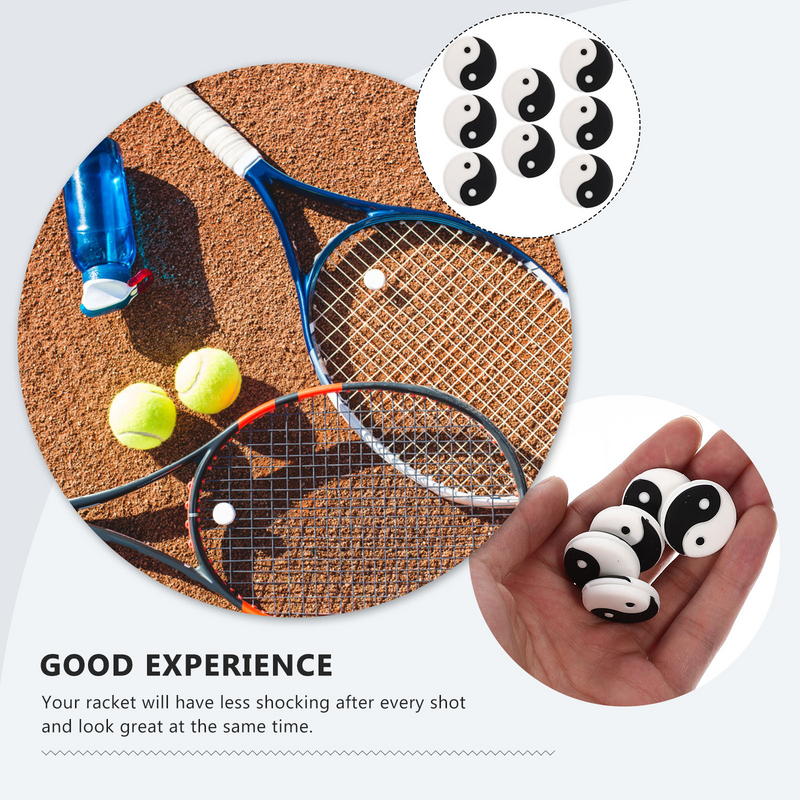 Tennis Racket Shock Absorber Silicone Absorbers Shocking Tai Chi Dampeners Racquet