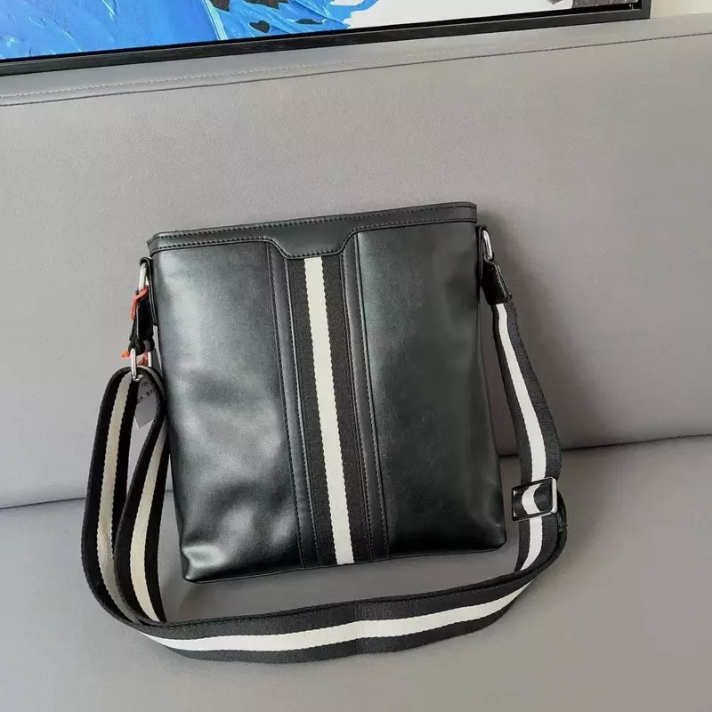 Nuova borsa a tracolla marca Bal moda uomo Casual Business borsa a tracolla causale borse a tracolla borsa a tracolla in vera pelle di alta qualità
