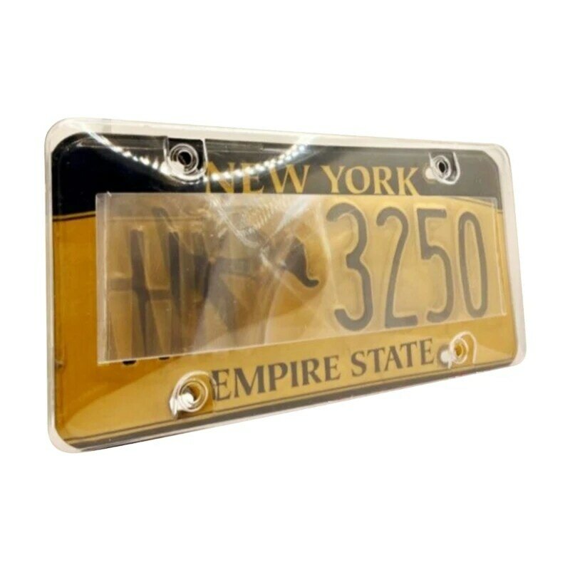 Universal American License Plate Frame, 6 "x 12", Auto Acessório, ABS Number Plate Tags Capa, Decoração do veículo