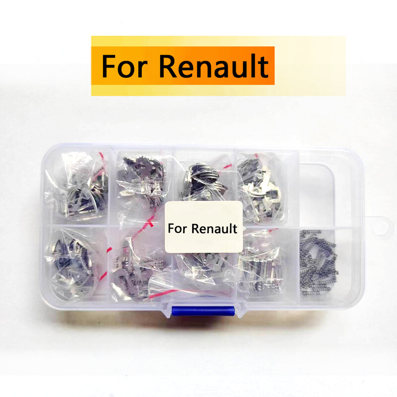 Placa de bloqueo de oblea para Renault, placa de bloqueo de fresado interior, Kits de accesorios de reparación de bloqueo automático, 8 estilos cada pieza, 25 piezas, 200 piezas