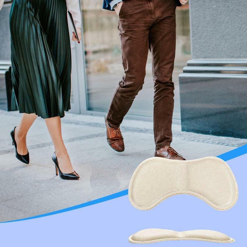 2pcs Heel Insoles Patch Pain Relief Anti-wear Cushion Pads Feet Care Heel Protector Adhesive Back Sticker Shoes Insert Insole