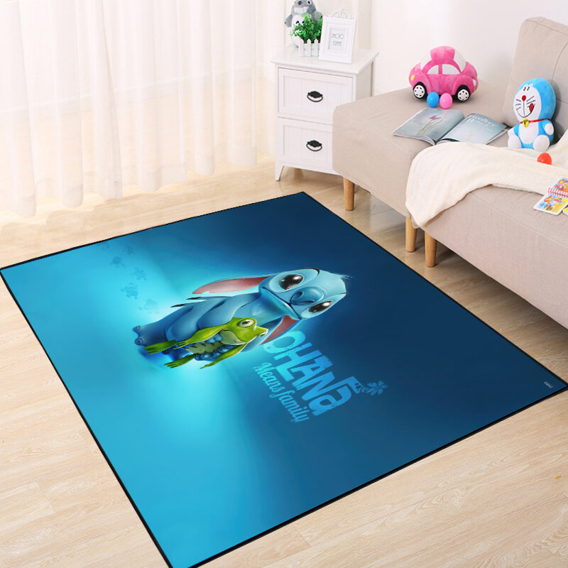 80x160cm Disney Stitch dywan Home Decor dywan dywanik do toalety wycieraczka do butów łazienka kuchnia antypoślizgowe dywany na podłogę do sypialni dywaniki