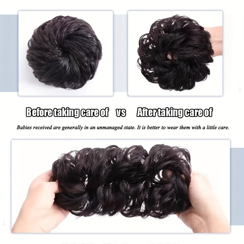 Синтетический пучок волос OLACARE, женский парик для хвоста, удлинитель волос, эластичные волнистые искусственные волосы