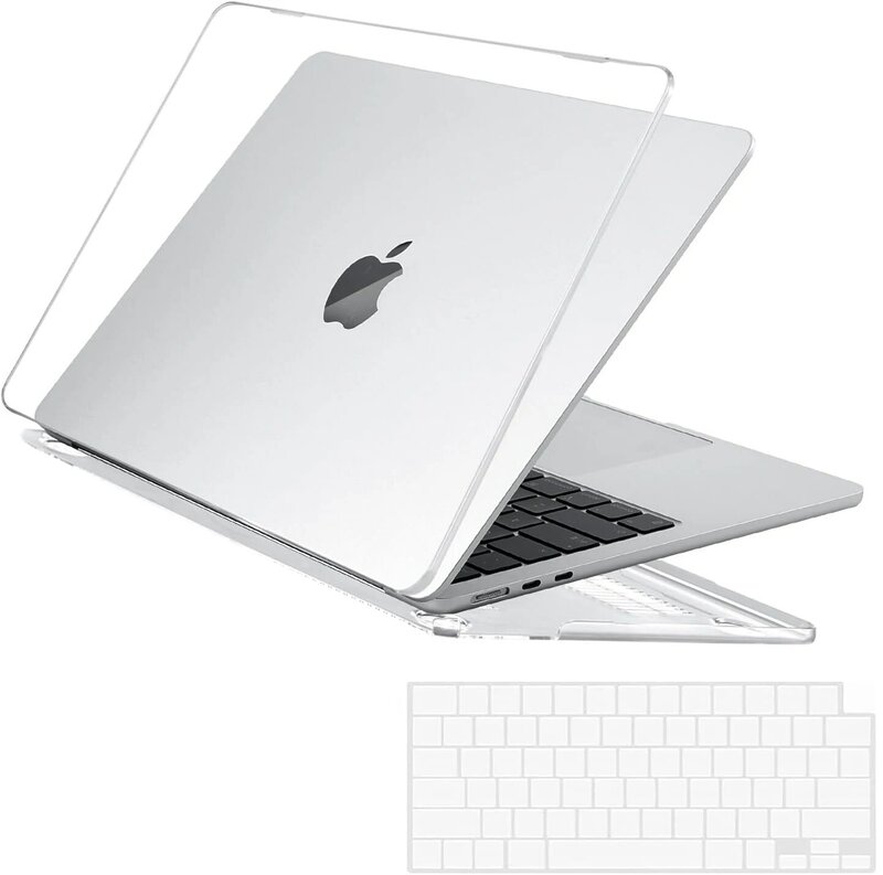 Pha Lê Trong Suốt Bảo Vệ Cho MacBook Pro 16 A2141 16.2 A2485 15.4 A1286 Cho Macbook Pro Air 13.3 A2337 retina 11 12