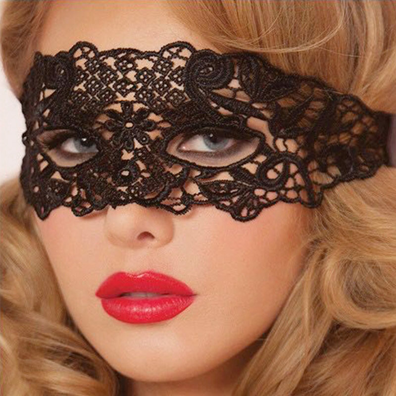 Черная пикантная Женская ажурная Маскарадная маска для лица, реквизит для принцессы для вечерние НКИ, косплея, выпускного вечера, костюм, полумаска для глаз