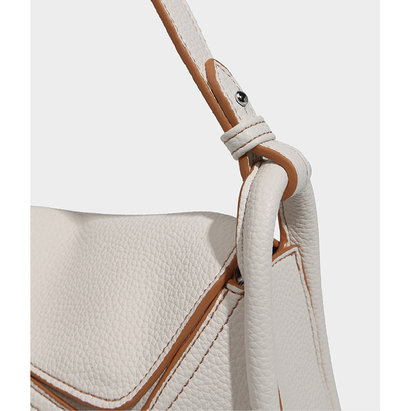 Tas tangan wanita tekstur kelas atas musim semi dan musim panas tas baru tas bahu geometris tas tote ceruk selempang