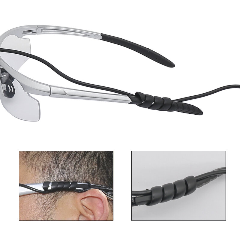 Pince à fil accessoires dentaires utiles pour fixer le cordon de lampe frontale buccale de dentisterie médicale aux lunettes