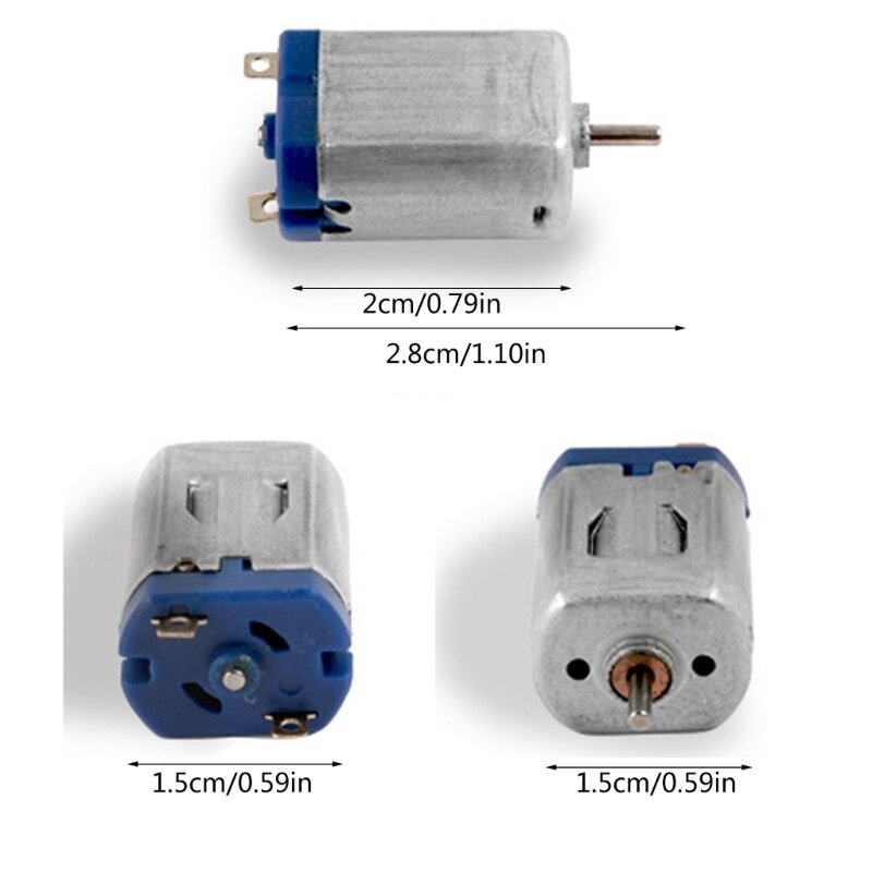Micro FE030 Precisiemotor voor 1,5 V 4760 Hoog koppel Snelheid Metalen borstel Mini Elektrische Miniatuur Motorsnelheid