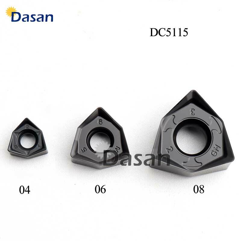 10pcs Dasan WNMU040304 DM9030 WNMU XNEX040308 Blade Face Milling Inserts Cermet Tungsten Carbide Cutter Lathe Turning Tool