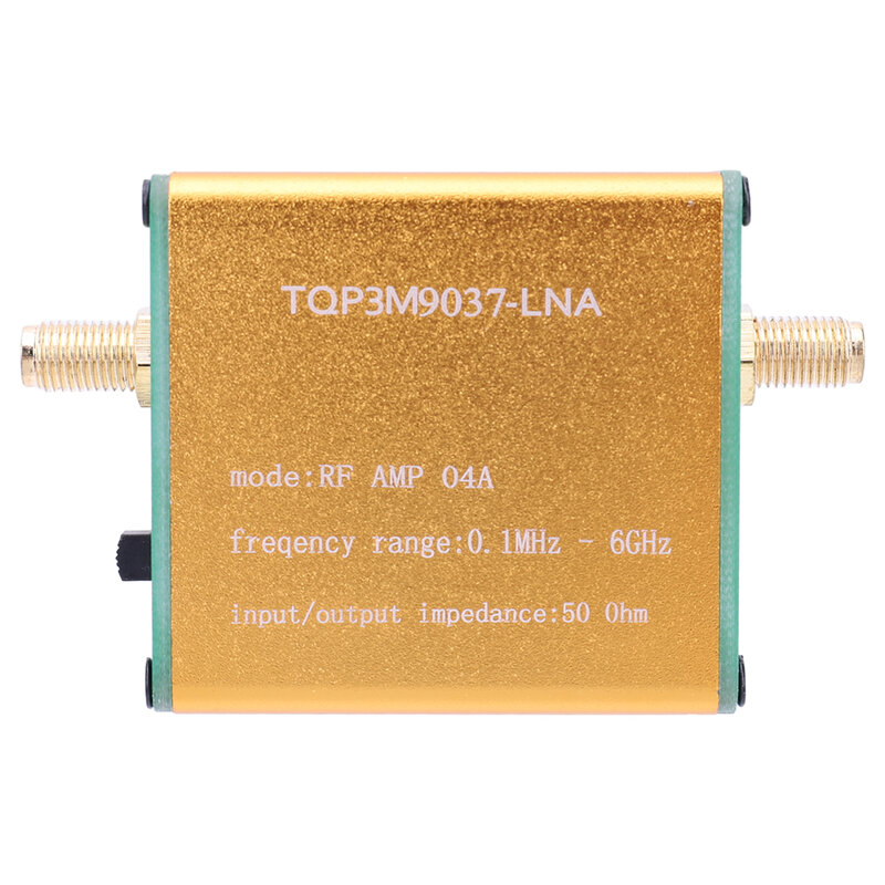 مكبر صوت كامل النطاق منخفض الضوضاء ، مكبر للصوت Preamplifier RF LNA ، برنامج احترافي محدد راديو ، 0.1MHz إلى 6GHz ، مكاسب عالية 20dB