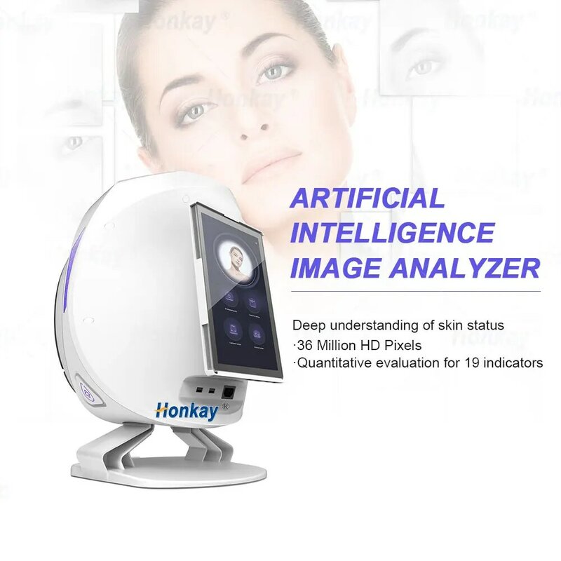 Analizador de piel profesional 3D Digital, escáner Facial inteligente IA, sistema de diagnóstico de la piel, dispositivo de análisis Facial de espejo mágico de Visia