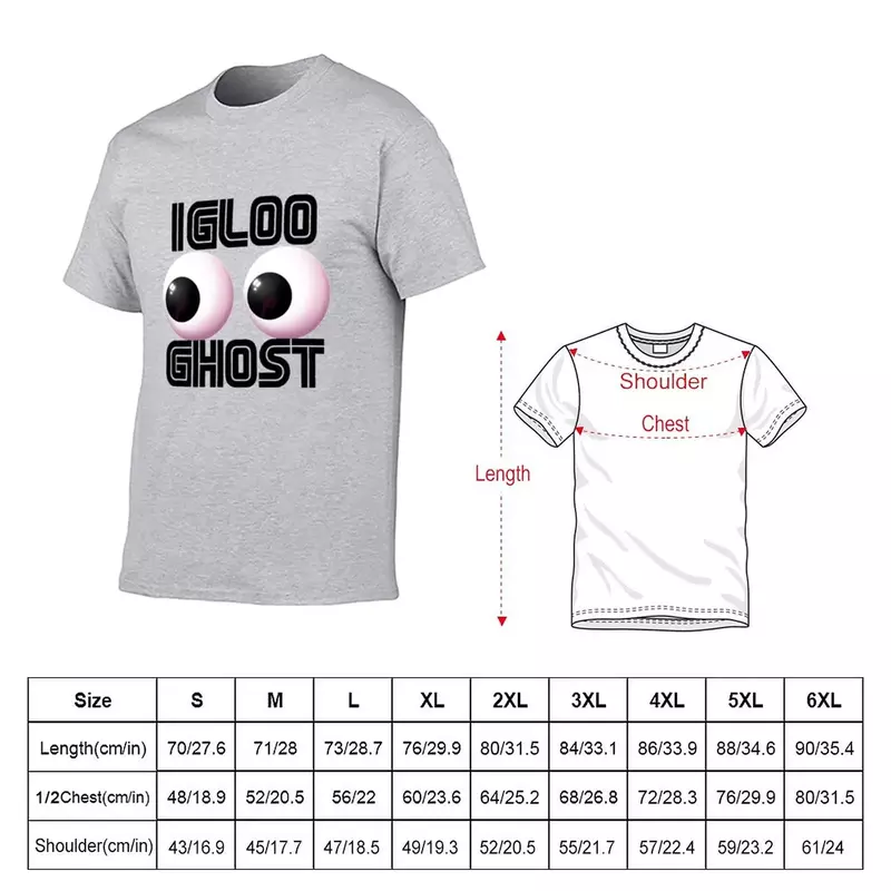 Классическая футболка Iglooghost, женские топы, футболка с коротким рукавом, простые белые мужские футболки