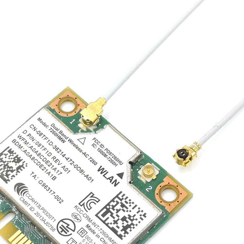 1~5Pcs Mini Pcie Wifi Internal Antenna Universal Laptop Wifi Bluetooth Yellow Film Antenna For Wireless Network Card Tablet 3G4G