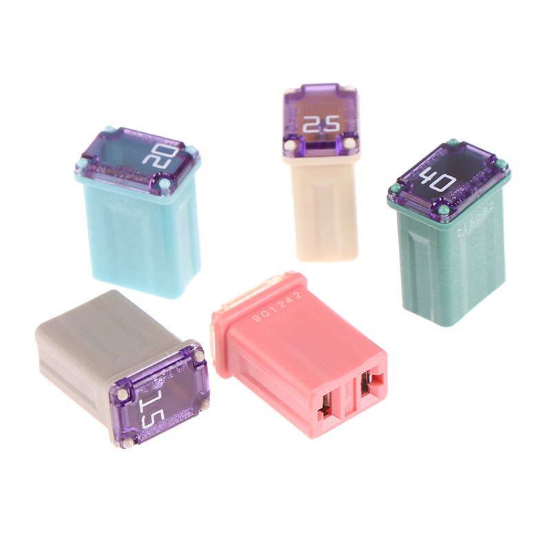 Mini boîte à fusibles carrée pour prise, tube à fusibles de voiture automobile, étanche, 15A, 20A, 25A, 30A, 40A, PEC