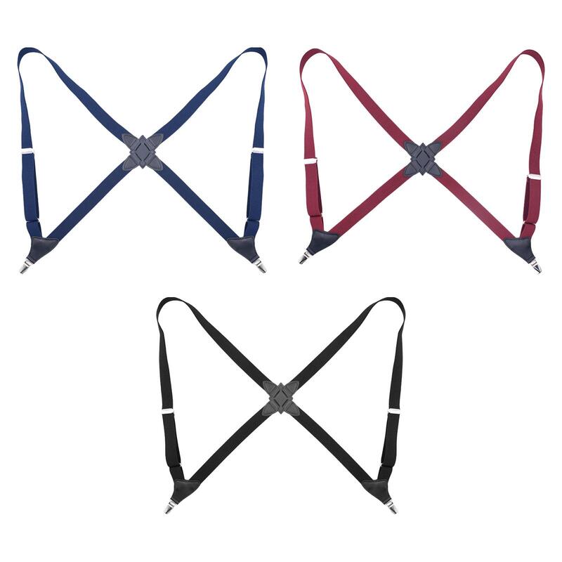Suspender untuk pria wanita tipe x trendi nyaman tali elastis suspender untuk pesta kostum festival orkestra