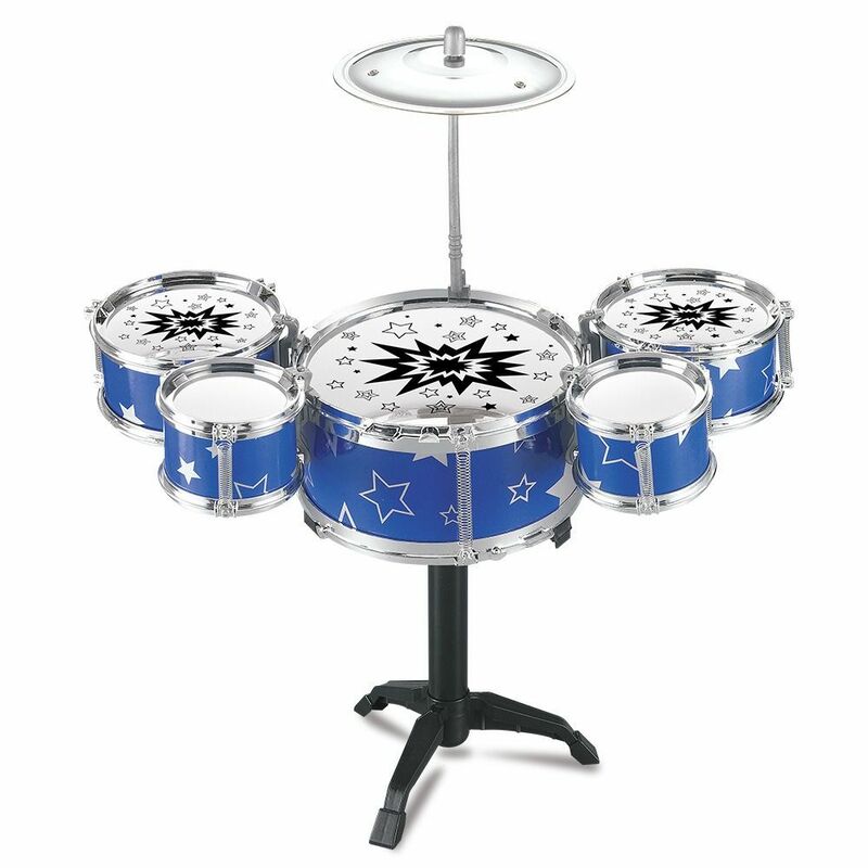 with Drumsticks 5 Drums Musical Instruments Jazz Drum Music Drum Sets Simulation Jazz Drum Music 5 Drums Drumsticks