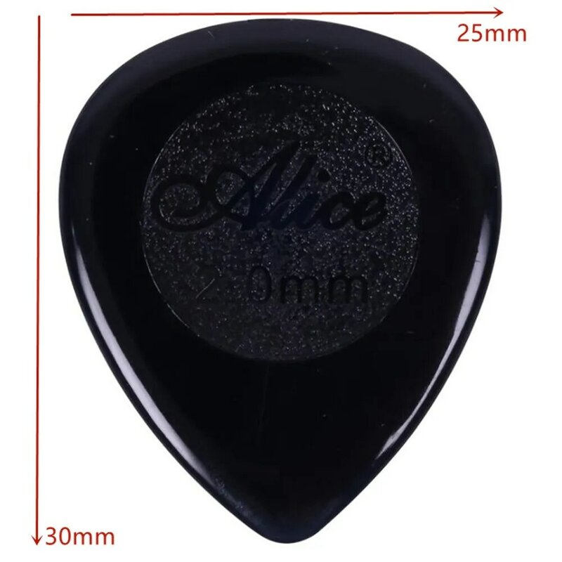 Alice-picaretas de guitarra, acústico, elétrico, baixo, plectro Mediator, 1/2/3mm, fast picking, acessórios para guitarra, 6 peças