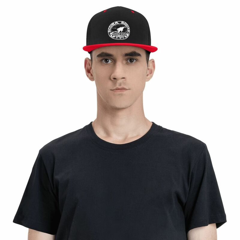 Topi Baseball Scuba Steve Personal Topi Ayah Hip Hop Snapback Datar Penyelam Skuad Menyelam Pria Wanita Streetwear