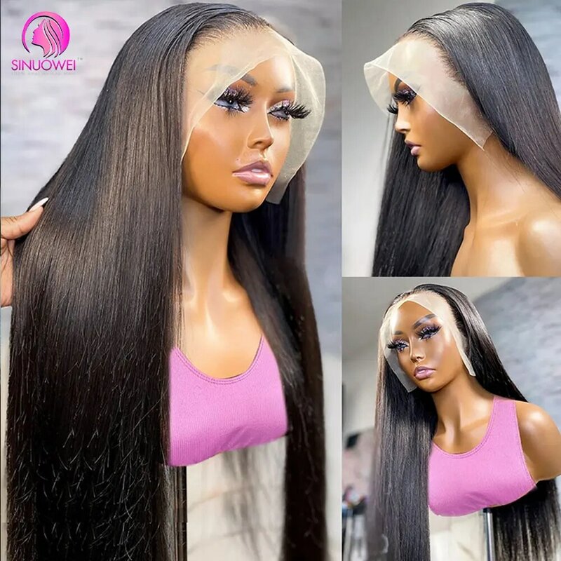 Sophia Straight Lace Front Wig, Remy Hair, HD Lace Closure Wig, 220% Human Hair, 5x5, 30 ", 32"